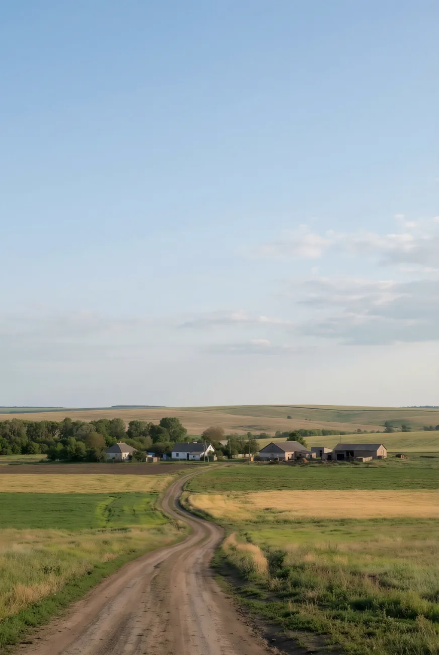Польова дорога серед степу